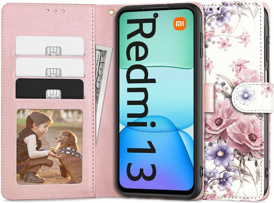 Tech-Protect Wallet Silicone Transparent (Xiaomi Redmi 13)