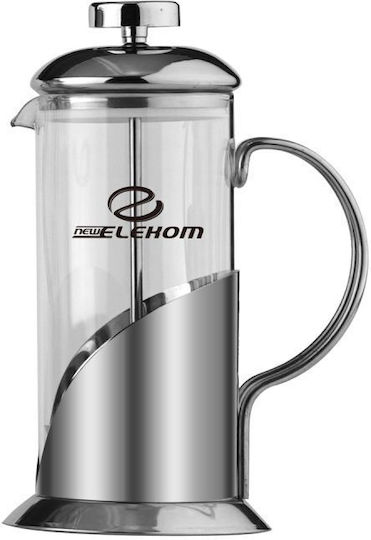 Elekom Filterkaffeemaschine Handbetrieb Rostfreier Stahl Silber 350ml