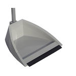 Vileda Lobby Plastic Dustpan with Stick Gray