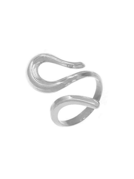 Damen Ring aus Stahl