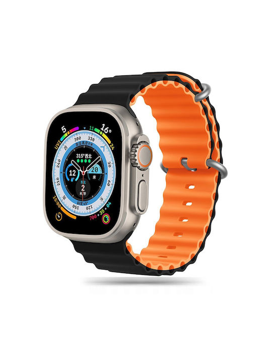 Tech-Protect Iconband Pro Armband Silikon Schwarz (Apple Watch 44/45/46mm/Ultra 49mm)