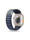 Tech-Protect Nylon Pro Apple Watch 6 7 8 9 10 11 Se Ultra 1 2 3 44 45 46 49 mm Marineblaue Tragbare Bänder