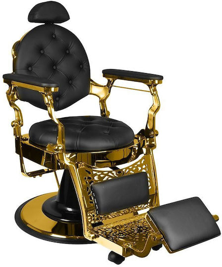 Barber Equipment Καρέκλα Barbier Schwarz mit verstellbarer Höhe