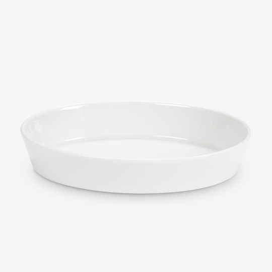 Pillivuyt Porcelain Round Heat-Resistant Cookware 37x27x6cm