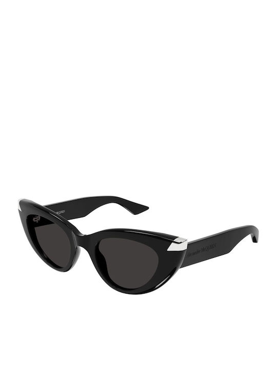 Alexander McQueen Feminini Ochelari de soare cu Negru Cadru și Negru Lentilă