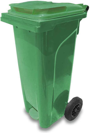 Green City International Plastic Waste Bin 80lt Green