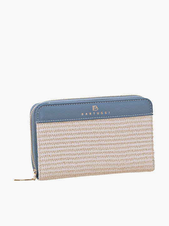 Leather Women's Wallet Classic Blue