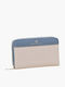 Leather Women's Wallet Classic Blue