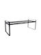 Uncle George Wall Mounted Bathroom Shelf Metallic 51x21x18.5cm Black