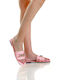 Flache Sandalen für Damen Anatomisch in Beige Farbe