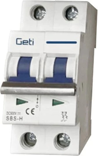 Geti Dc Circuit Breaker 40a Двуполюсен Gf-j04