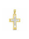 Xryseio Women's Gold Cross 14K