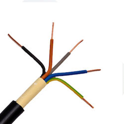 Nexans NYY E1VVU Καλώδιο Ρεύματος με Διατομή 5x2.5mm² Μαύρο 100m 13001140