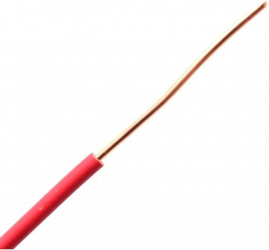 Nexans Καλώδιο Ρεύματος τύπου NYA με Διατομή 1x1.5mm² σε Κόκκινο Χρώμα 1m