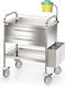 DM Construction Τροχήλατο Τραπεζάκι Nursing W70xD50xH95cm D-29-1