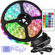 LED-Streifen 220V RGB Licht 5m Typ SMD5050 mit Netzteil