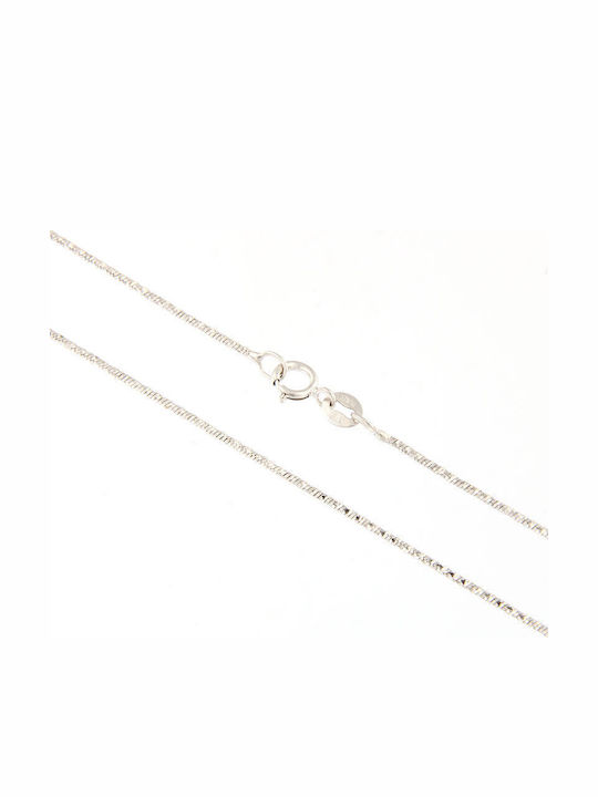 Forever Friends White Gold Chain Neck 14K Length 40cm