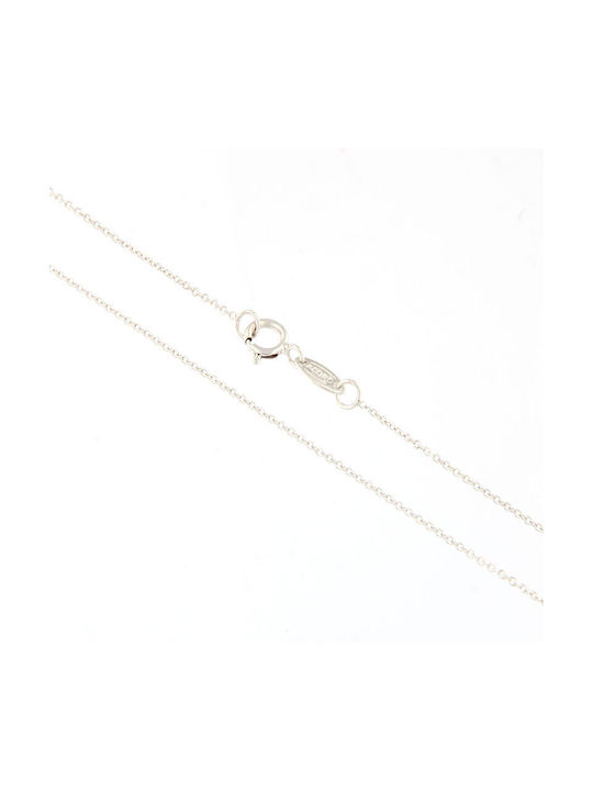 Al'Oro White Gold Chain Neck 9K Length 50cm