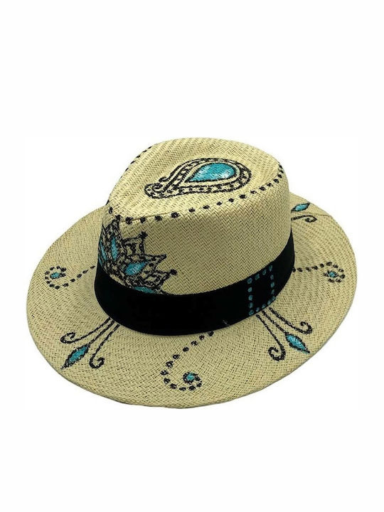 LiebeQueen Wicker Women's Hat Beige