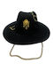 LiebeQueen Wicker Women's Hat Black