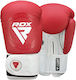 RDX Boxing Gloves Leather for Match Red
