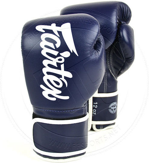Fairtex Γάντια Πυγμαχίας από Συνθετικό Δέρμα για Αγώνα Μπλε
