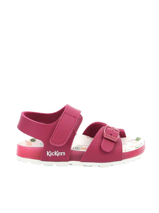 Kickers Kinder Sandalen Sunkro Fuchsie