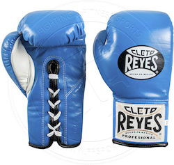 Cleto Reyes Γάντια Πυγμαχίας Δερμάτινα για Αγώνα Μπλε