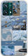 Aesthetic Blue Realme 9 Pro Flexible Tpu Transparent Silicone
