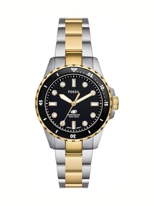 Fossil Blue Dive Ceas Dama 36mm Baterie Cu Brăț...