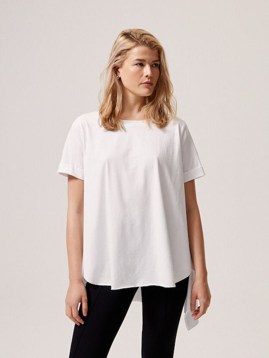 Diverse System Γυναικείο T-shirt White