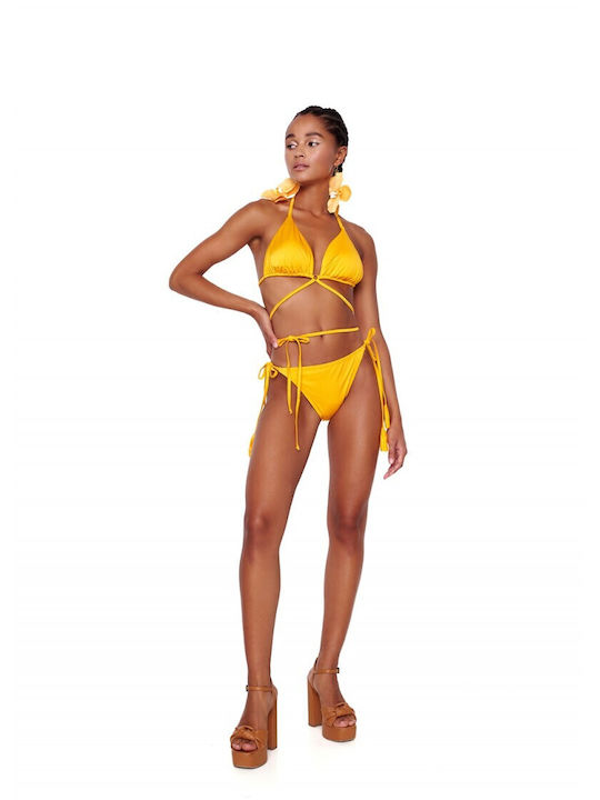 Bluepoint Bikini Brazil with Ties Yellow