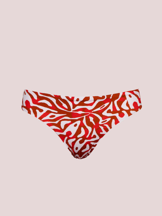 Rock Club Bikini Slip Corals