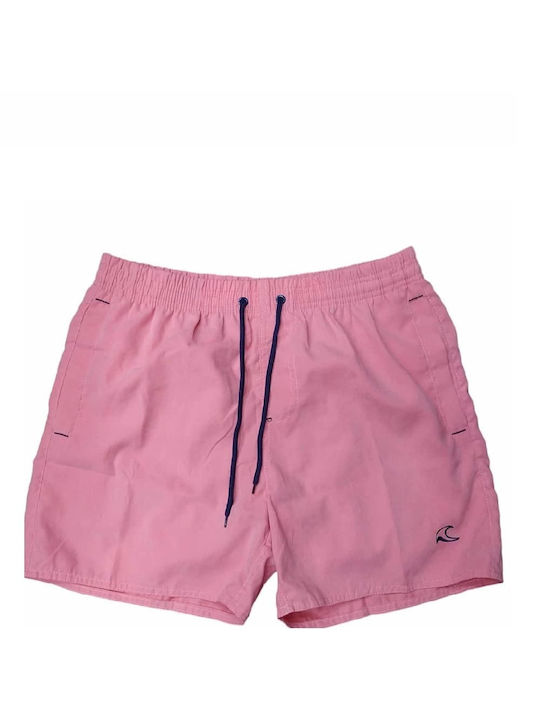 Ocean Addict Herren Badebekleidung Bermuda Rosa