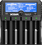 XTAR VP4L Plus Dragon Charger 4 Batteries Li-ion/Ni-Cd/Ni-MH Size AA/AAA/D/18650/16340/26650/14500