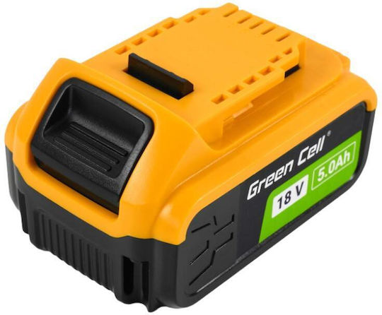 Green Cell Baterie Unealtă 18V cu Capacitate 5Ah