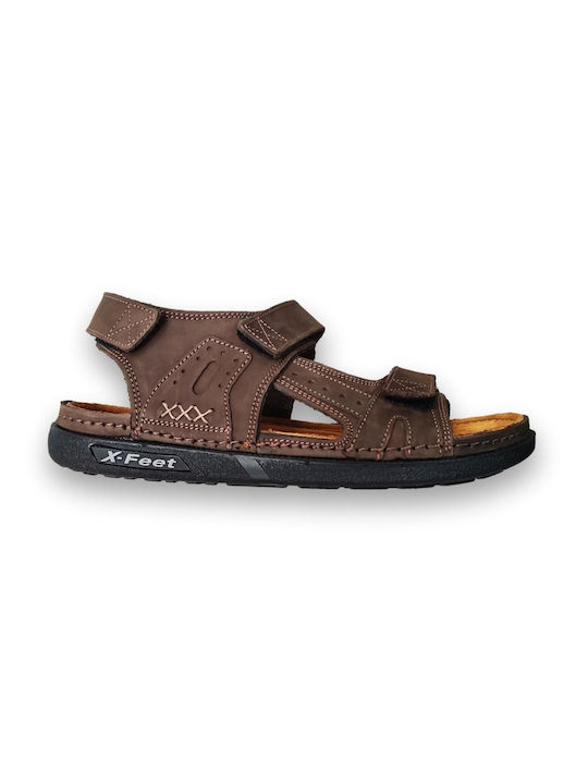 Bella Men's Sandals Brown