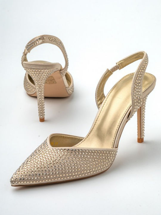 Pumps mit Stiletto-Absatz Goldene