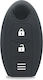 Car Key Cover Case made of with 2 Buttons for Nissan