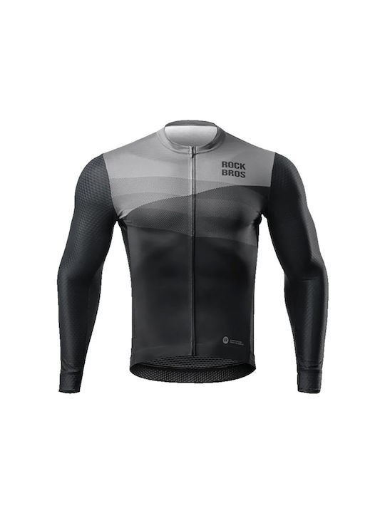 Rockbros Long Sleeves Cycling Jersey Black