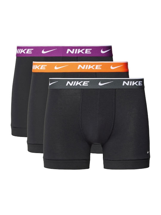 Nike Herren Boxershorts Schwarz 3Packung