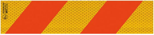 Adhesive Truck Sign Zebra 54 X 14cm 3m 208 Yellow 1 Piece Universal Auto Gs