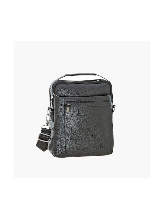 Bartuggi Leather Men's Bag Messenger Black