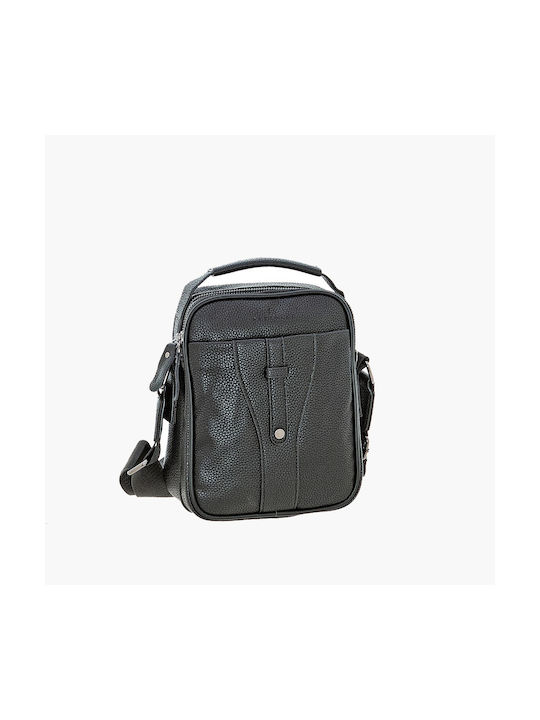 Bartuggi Leather Men's Bag Messenger Black