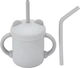 Cotton Baby Baby Cup made of Silicone Gray