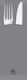 PaperQ Besteck Papier Plain Smile Slim Line Serviette Luxus 2F Gray 25x8.5cm Stück
