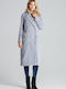 Figl Women's Coat with Buttons Gray