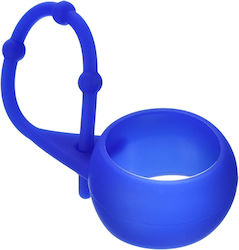 Cheiță pentru prinderea mingii de golf din silicon, albastră