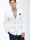 Men's Suit Jacket Slim Fit White