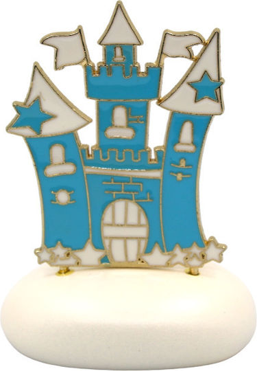 Bombonieră de Botez cu Ornament din Metal 10x7cm